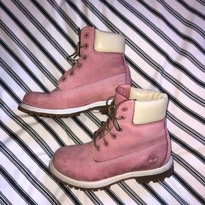 Baby Pink Timberlands SZ 5